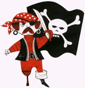 Pirate de dessin animé