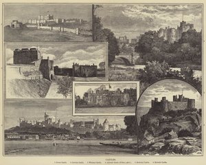 Châteaux (gravure) - English School