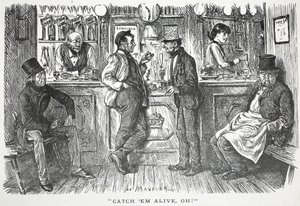 Attrapez-les vivants oh!, illustration de Punch - English School
