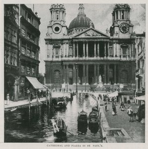 Cathédrale et Piazza di St Pauls
