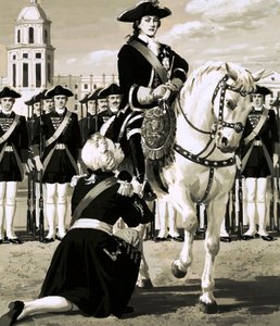 Catherine a mené une révolte militaire qui a renversé son mari, le tsar Pierre - English School