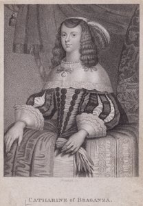 Catherine de Bragance, reine consort du roi Charles II - English School
