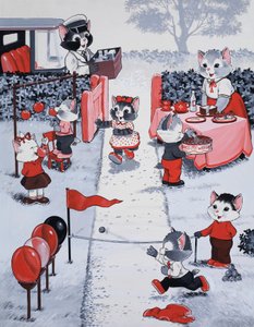 Chats à la fête - English School