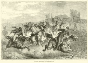 Escarmouche de cavalerie à Niederbronn, juillet 1870 - English School