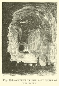 Grotte dans les mines de sel de Wieliczka