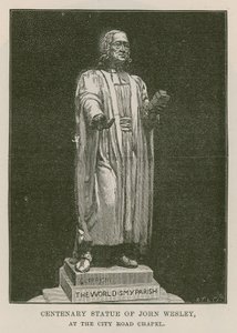 Statue du centenaire de John Wesley - English School