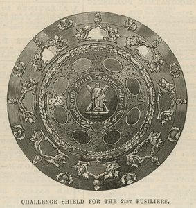Bouclier de défi pour les 21e Fusiliers - English School