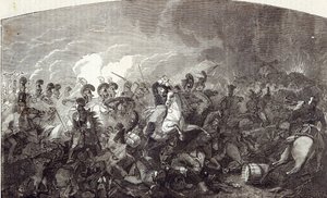 Charge de la brigade lourde de Lord Somerset à Waterloo et déroute totale de l