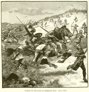 Charge des Écossais à Hamildon Hill - English School