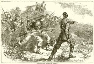 Charge des fédéraux à Corinth