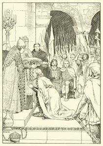 Charlemagne couronné à Saint-Pierre - English School