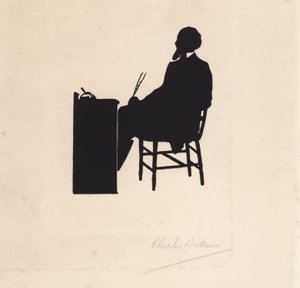 Charles Dickens, romancier anglais (litho)
