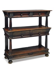 Buffet de cour Charles II, fin du 17ème siècle - English School