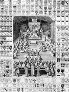 Charles Ier (1600-49) à la Chambre des Lords - English School