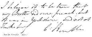 Charles Kemble, acteur - English School