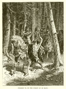 Charles VI dans la forêt du Mans - English School