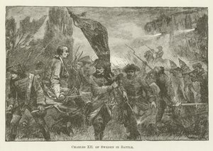 Charles XII de Suède en bataille - English School