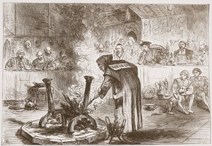 Charles voit la pièce des masques, illustration de L