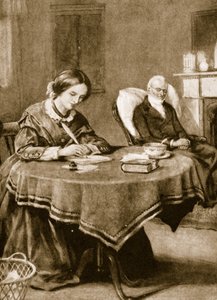 Charlotte Brontë travaillant sur Jane Eyre - English School