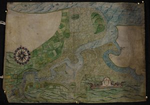 Carte du cours de la rivière Medway de Rochester à The Nore - English School