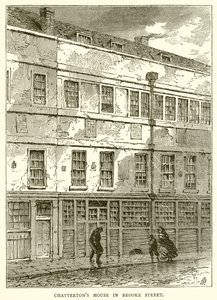 Maison de Chatterton dans Brooke Street - English School