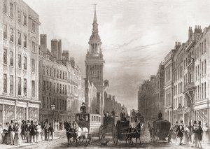 Cheapside, Londres, Angleterre - English School