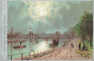 Pont de Chelsea sur la Tamise - English School