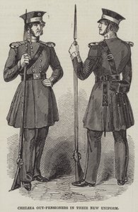 Pensionnaires externes de Chelsea dans leur nouvel uniforme (gravure) - English School