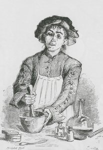 Chimiste (gravure) - English School