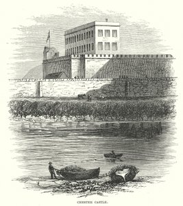 Château de Chester (gravure) - English School