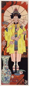 Chevalier de Villeclos en costume chinois