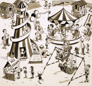 Enfants à la foire - English School