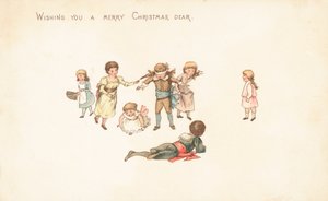 Enfants jouant à colin-maillard - English School