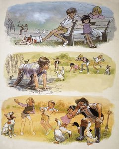Enfants jouant montage - English School