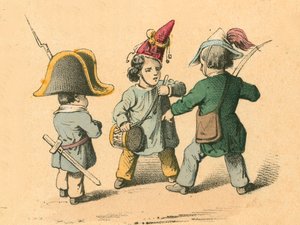 Jeux de guerre des enfants - English School