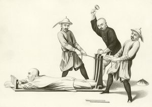 Punition chinoise du chevalet - English School