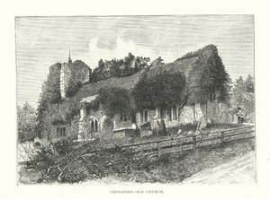 Chingford Old Church (gravure) - English School