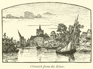 Chiswick depuis la rivière - English School