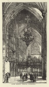 Grille du chœur, cathédrale de Chester - English School