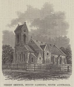 Église du Christ, Mount Gambier, Australie-Méridionale (gravure) - English School