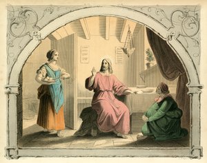 Christ, Marthe et Marie - English School