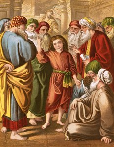 Le Christ parmi les docteurs - English School