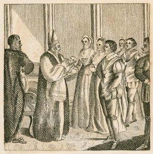 Baptême de la princesse Élisabeth, fille du roi Henri VIII - English School
