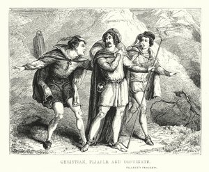 Christian, Pliable et Obstiné (gravure)