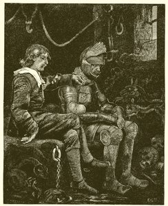 Chrétien et Espoir dans le château du Géant Désespoir - English School