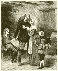 Chrétien raconte à sa femme et à ses enfants sa détresse - English School