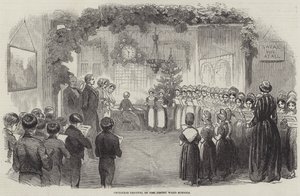 Festival de Noël des écoles de Vintry Ward (gravure) - English School