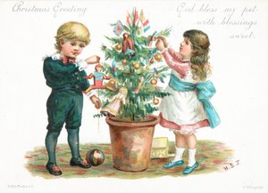 Carte de Noël - English School