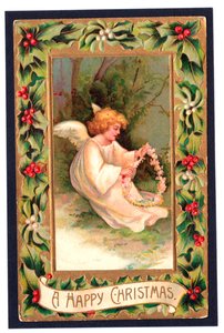 Carte postale de Noël, vers 1907