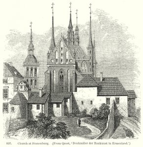 Église de Frauenburg (gravure) - English School